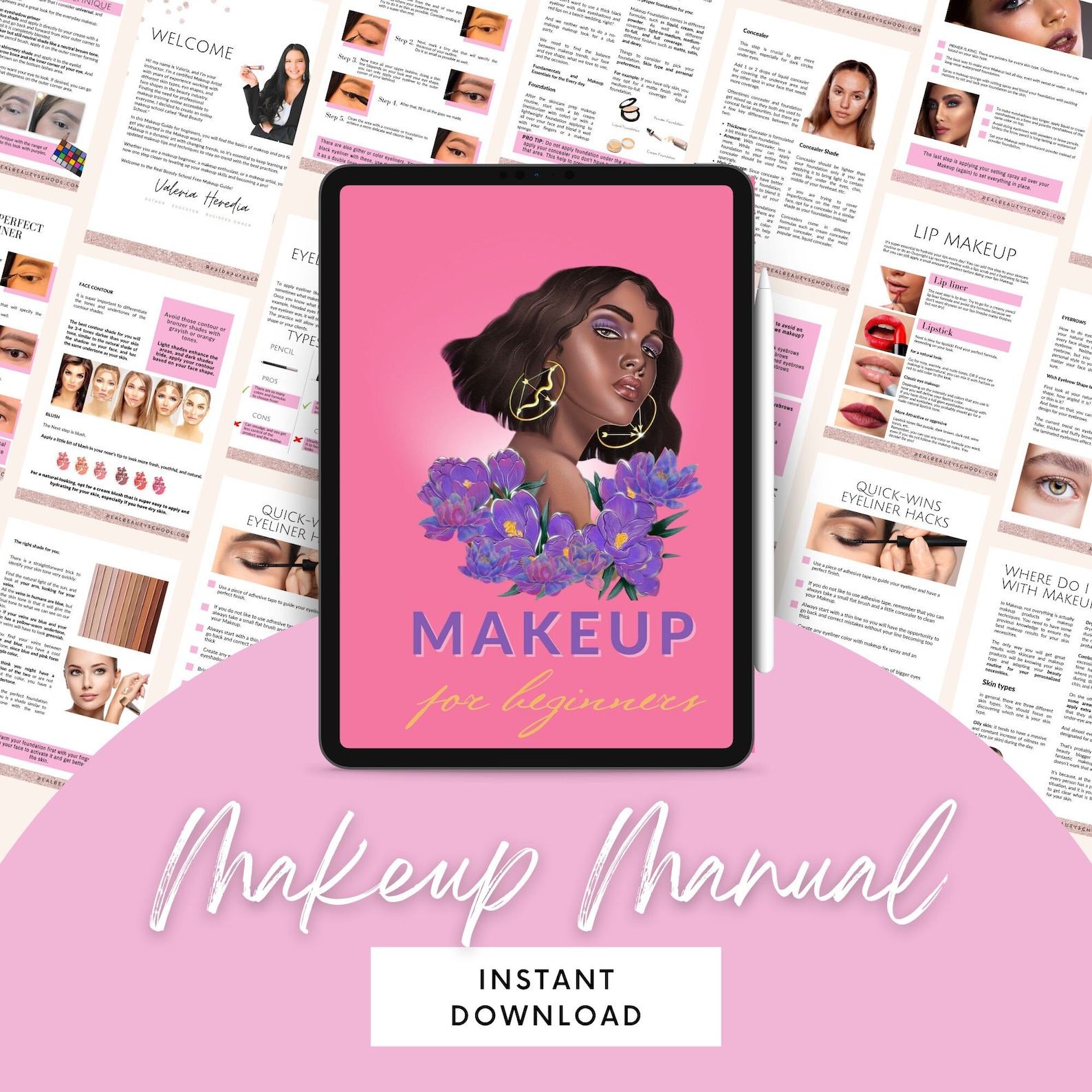 Makeup Manual Ebook Makeup Guide for Beginners Makeup Training Pdf Mua ...