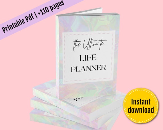 Life Planner Printable Bundle All in One Planner Binder Cute - Etsy