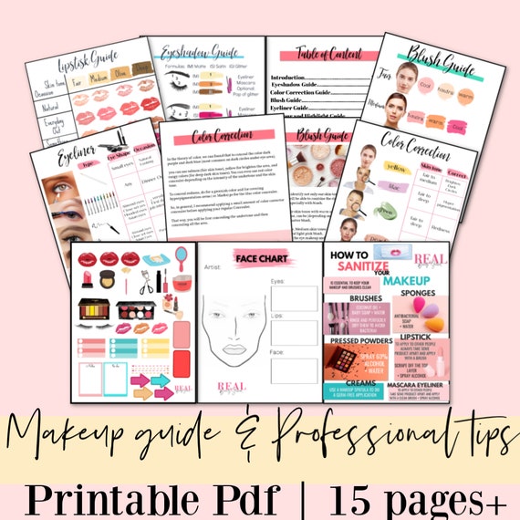 Makeup Artist Guide: Face Charts, Brushes, Eyeshadow (ebook