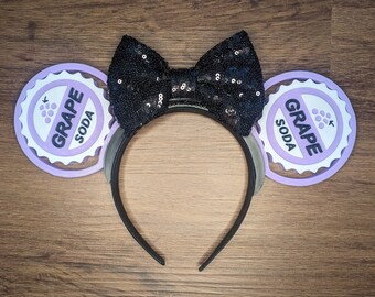 Up-Inspired Grape Soda Ears Headband - Interchangeable