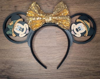 Safari Mouse Ears | Interchangeable 3D Printed Headband | Park Accessory | Gift for Disney Fans | Animal Kingdom Accessory