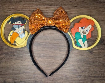Goofy Pop Icon Mouse Ears | Interchangeable 3D Printed Headband | Disney Park Ready
