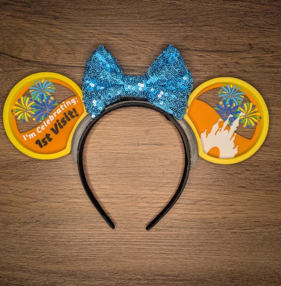 First Visit Mouse Ears | Interchangeable 3D Printed Headband  display picture 1