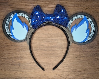 Underworld Flame Ears Ears | Interchangeable 3D Printed Headband | Park Accessory | Gift for Disney Fans | Villain Accessory