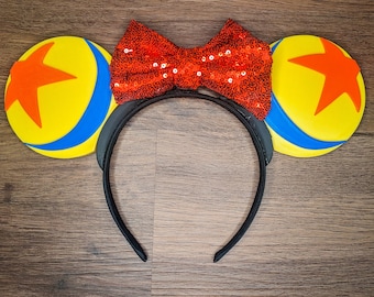 Star Ball Mouse Ears | Interchangeable 3D Printed Headband | Park Accessory | Gift for Disney Fans | Hollywood Studios Accessory