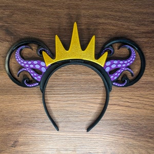 Sea Witch 3D Printed Mouse Ears Headband