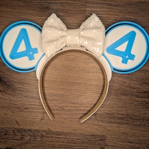 Vier Superhelden Logo Mäuseohren | Austauschbares 3D gedrucktes Stirnband | Marvel-inspiriertes Disney Park Accessoire | Geschenk für Comic Fans