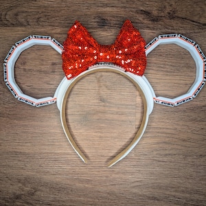 Monorail Mouse Ears | Interchangeable 3D Printed Headband | Park Accessory | Gift for Disney Fans