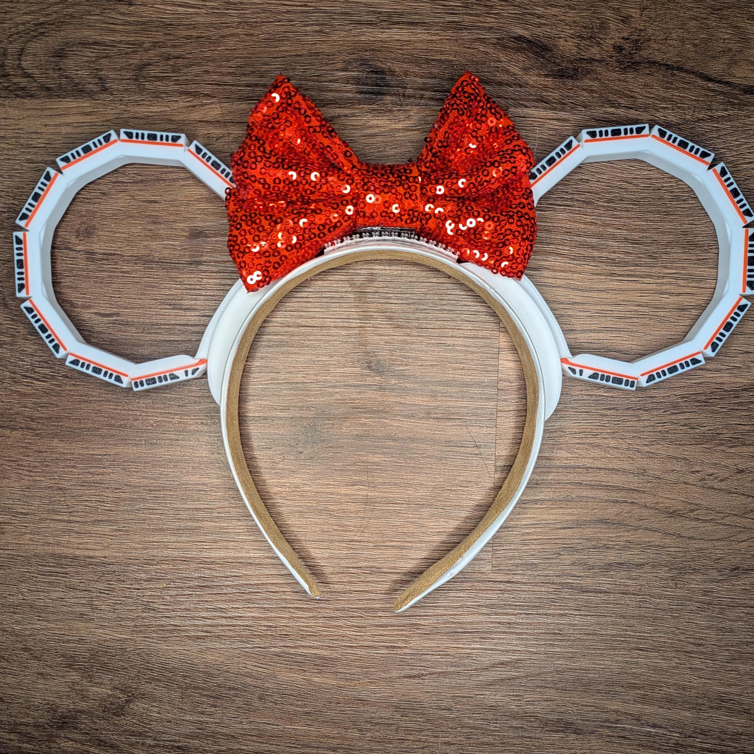 Monorail Mouse Ears | Interchangeable 3D Printed Headband  display picture 1