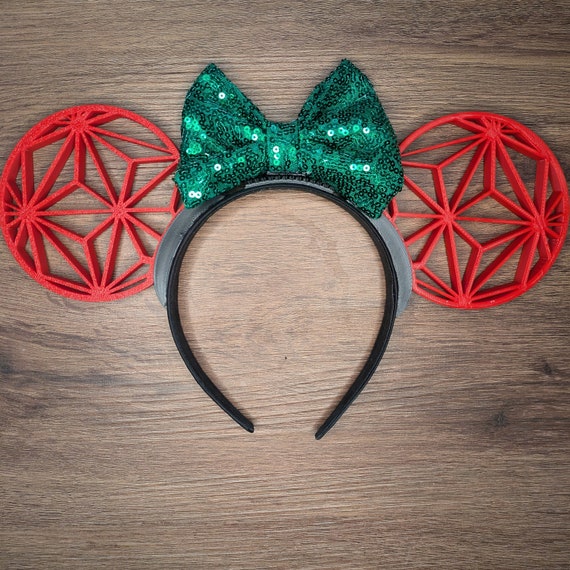 Festive Mouse Ears | Interchangeable 3D Printed Headband  display picture 2