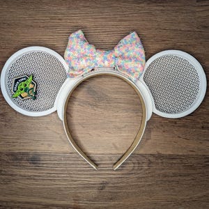 Pin Trading muisoren | Verwisselbare 3D-geprinte hoofdband | Parkaccessoire | Cadeau voor Disney-fans