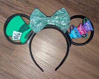 Mad Teacups Mouse Ears | Interchangeable 3D Printed Headband | Park Accessory | Gift for Disney Fans