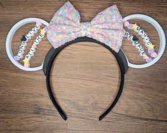 Friendship Bracelet Mouse Ears Headband