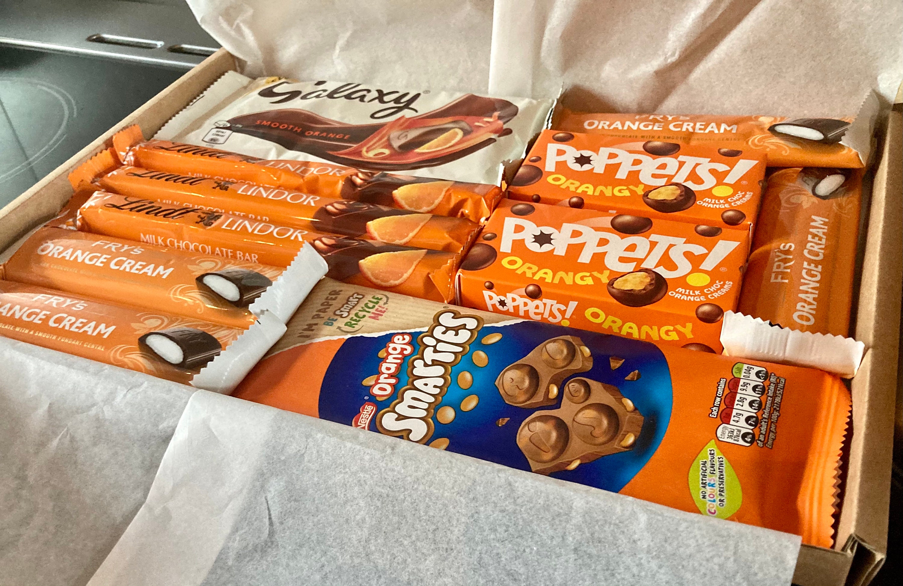 Chocolate Orange Box Chocolate Orange Treats Chocolate Etsy UK