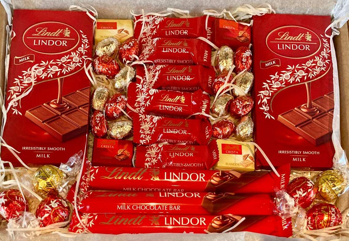 Lindor Chocolate Box Lindt Chocolate Box Luxury Chocolate Etsy UK