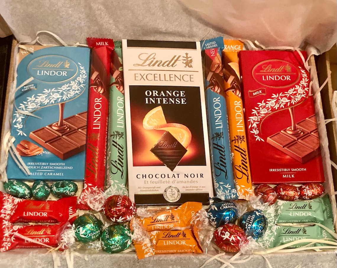 Lindor Chocolate Box Lindt Chocolate Box Luxury Chocolate Etsy UK