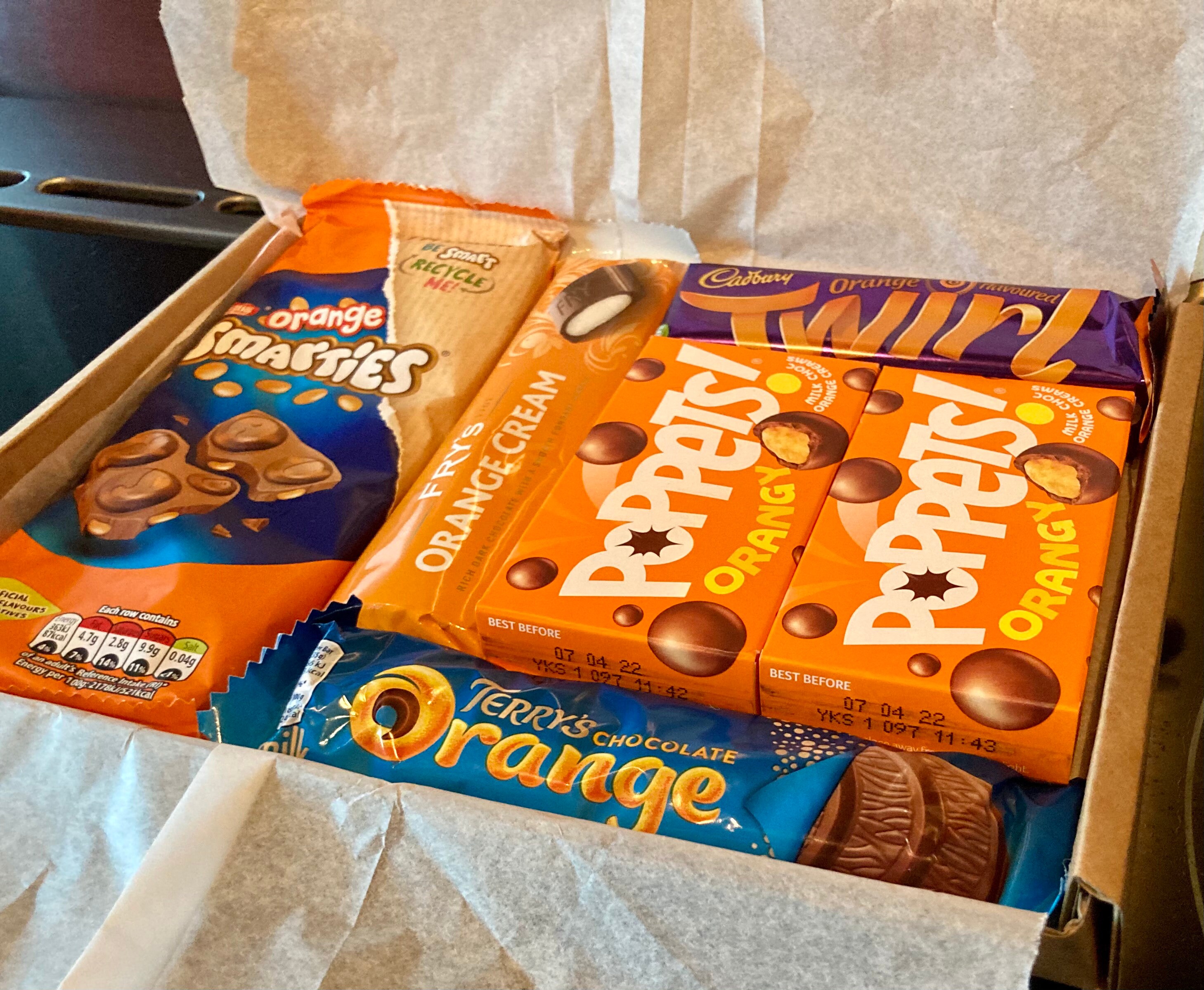 Chocolate Orange Box Chocolate Orange Treats Chocolate Etsy UK