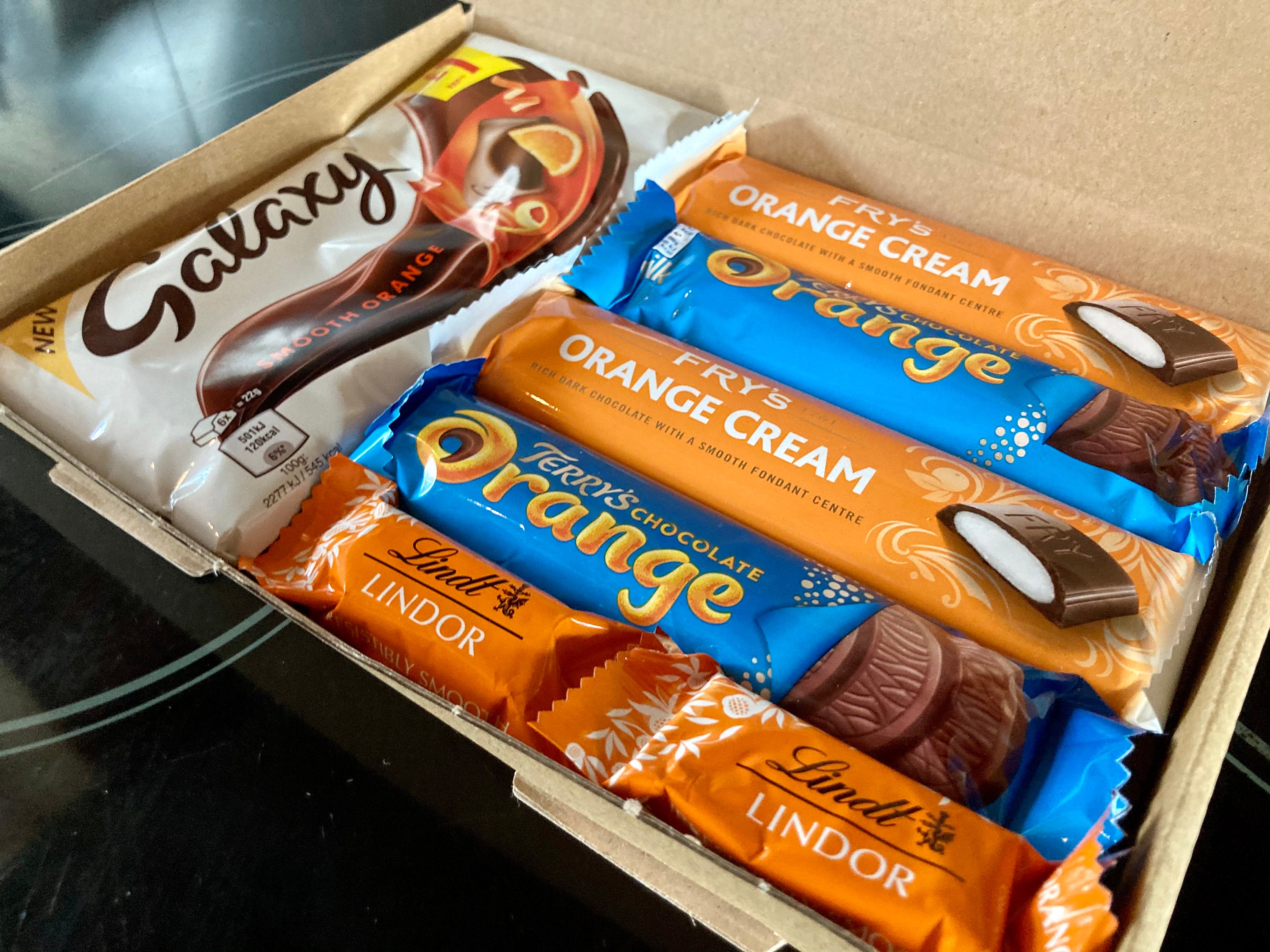 Chocolate Orange Box Chocolate Orange Treats Chocolate Etsy