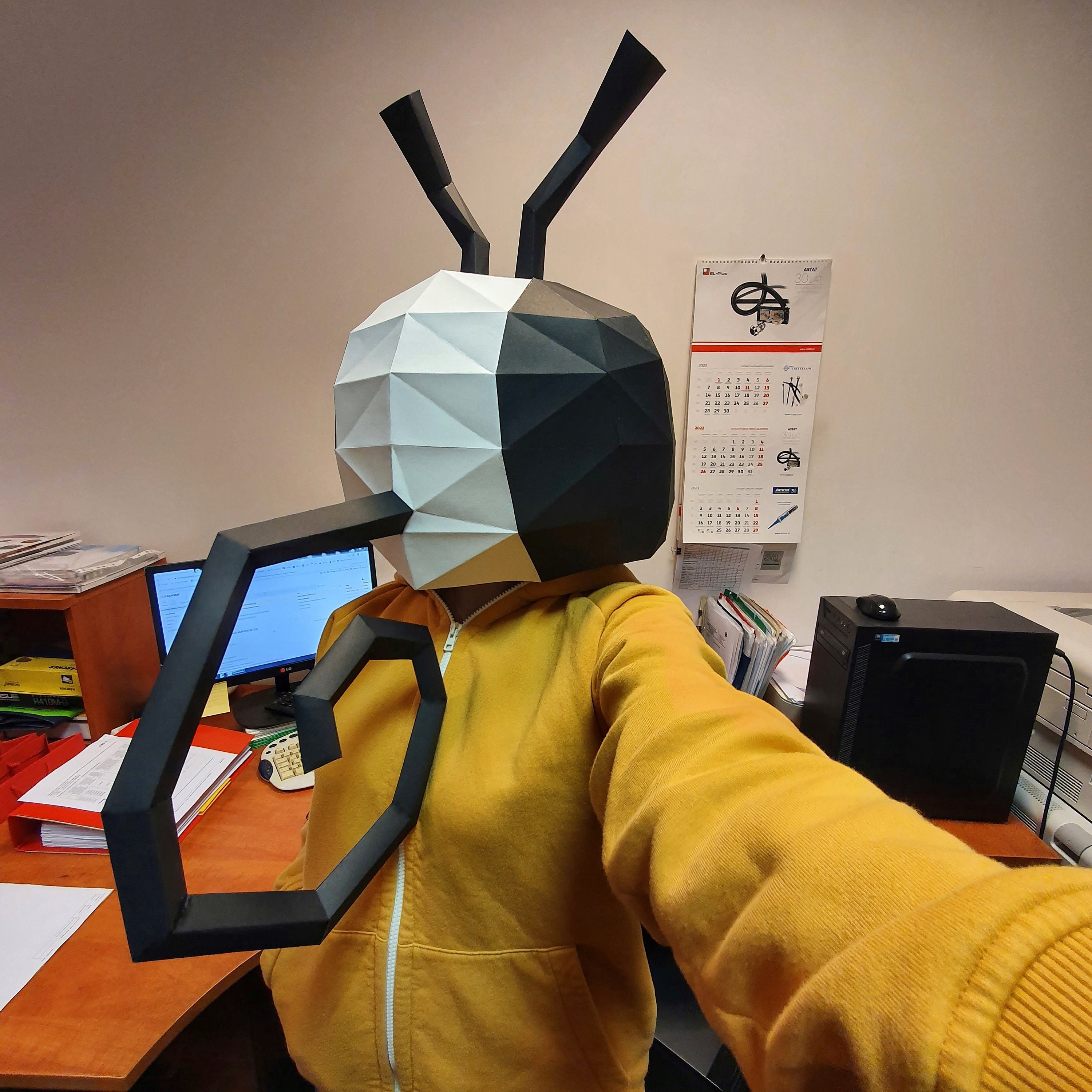 BUTTERFLY MASK Diy 3D Origami Papercraft Metal Etsy