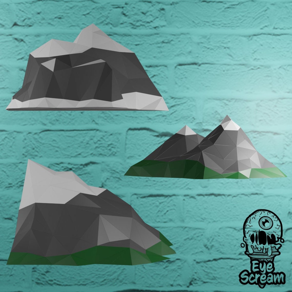 MOUNTAINS MOUNTAIN DIY 3D Papercraft Metal Welding - Etsy