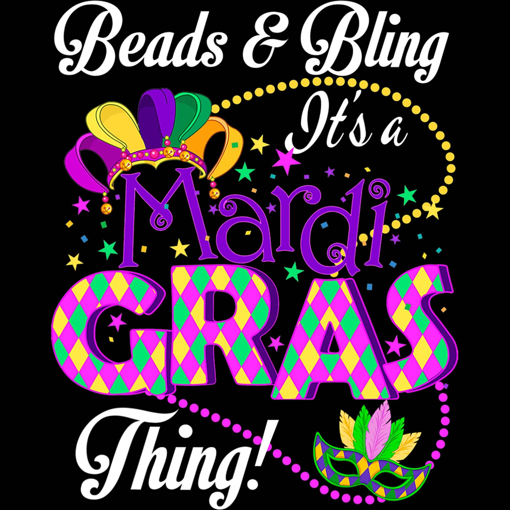 Beads And Bling It’s A Mardi Gras Thing Design Design | Etsy