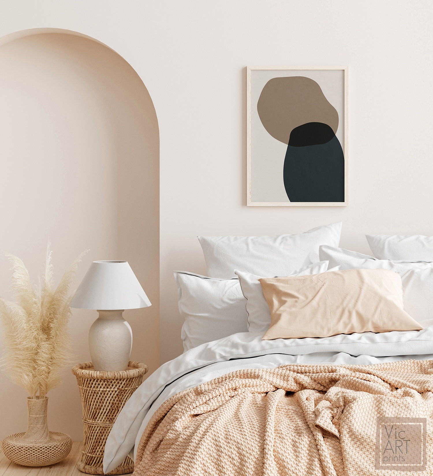 Contemporary Abstract Print Minimalist Wall Art Decor | Etsy