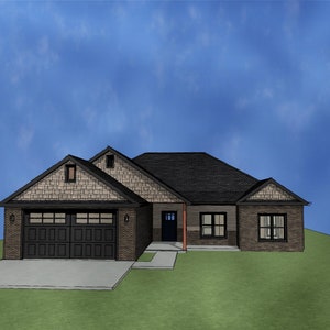 1779 SQFT 3 BED 2.5 BATH home plan house plan building affordable home plans build farmhouse new construction