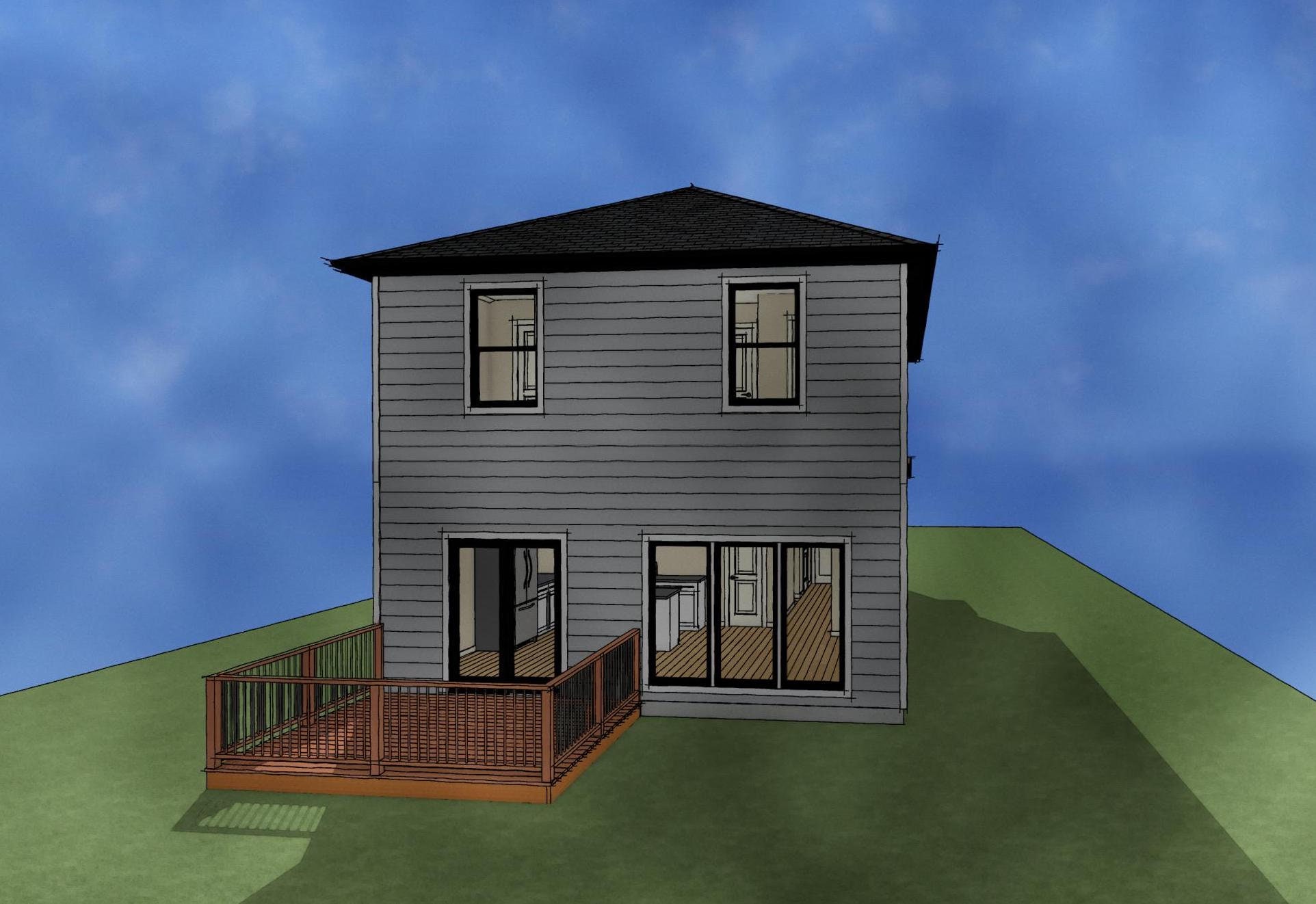 3/2 Townhouse Investment Property Rental Narrow Lot Not a Duplex Build