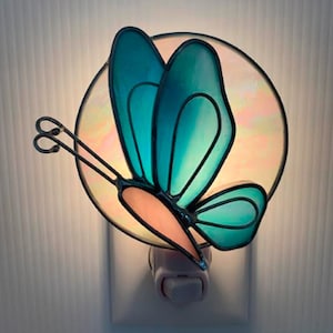 Butterfly Stained Glass Nightlight