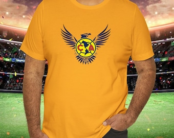 Club America T-Shirt, El America T-Shirt, Liga Mexicana, America soccer T-Shirt, sport shirt.