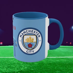 Manchester city Soccer Mug, Erling Haaland Fan, Norway Mug, Football Mug Personalized image 4