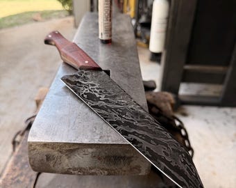 Twisted W Damascus “Valkyrie” Profile K-Tip Gyuto Chef Knife