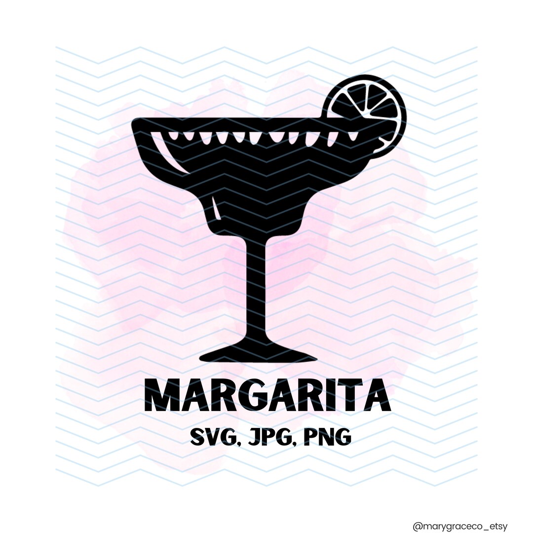 Spicy Margarita SVG, Margarita Print Margarita Glass SVG, Cocktails