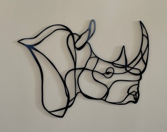 African Animals, Rhino, Tiger, Leopard, Buffalo, Wall Art,