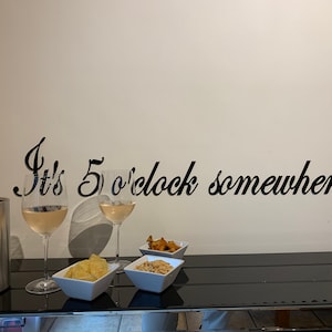 It&#39;s 5 O&#39; Clock Somewhere, Acrylic Wall Art