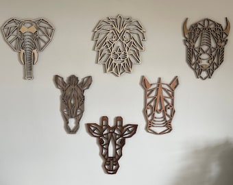 Geometric Animals, Africa Big 6, Safari Wild Life