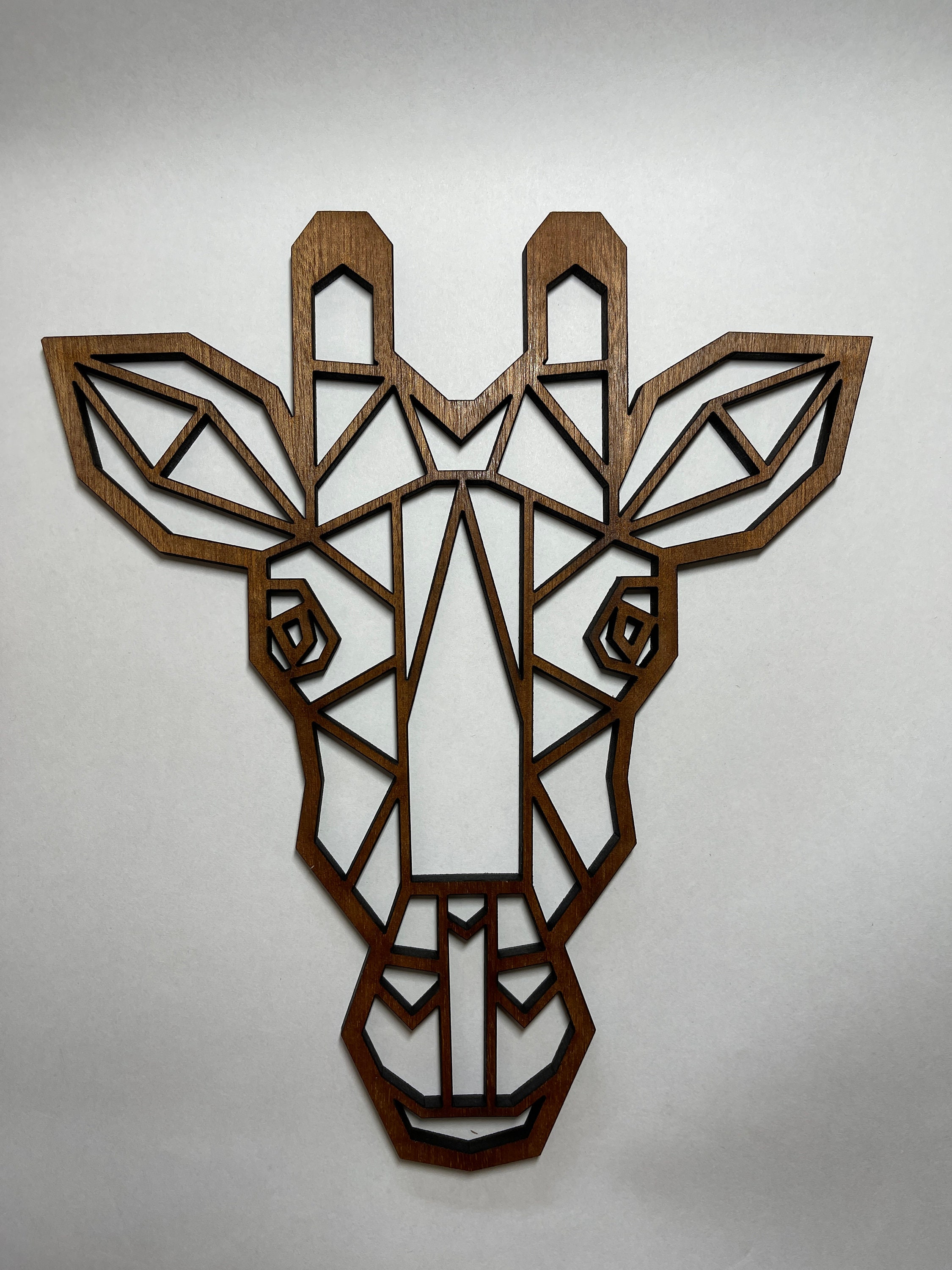 動物の壁飾りANIMAL TROPHY Gnu (S.size) アフリカ柄 Geometric Animals, Africa Big 6, Safari Wild Life - Etsy