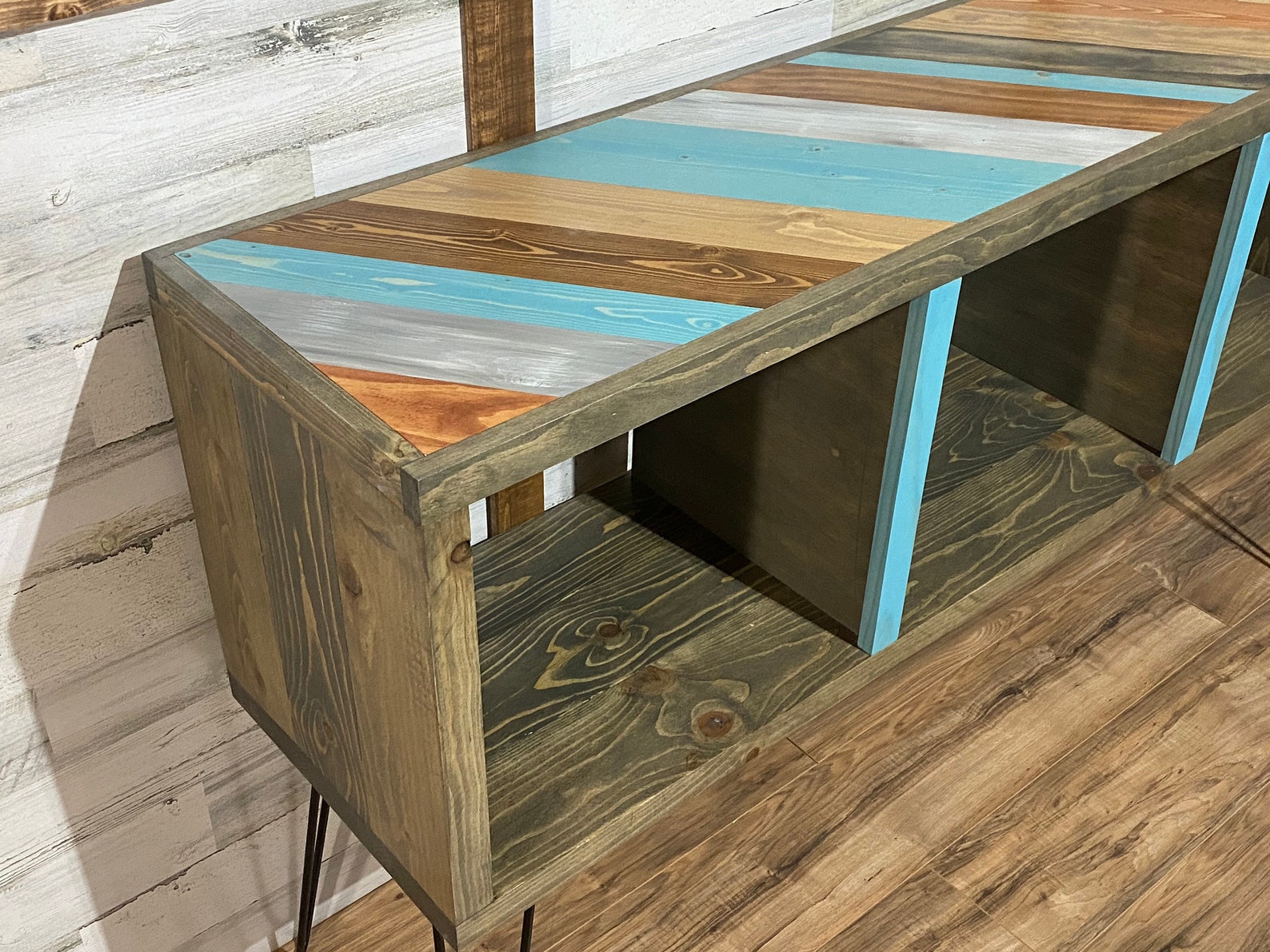 Console Table Entryway Table Record Storage Record Etsy