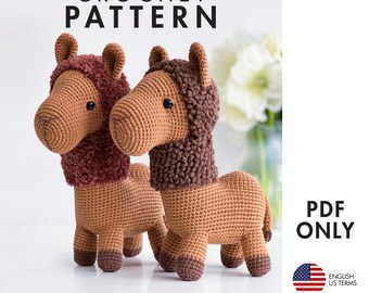 Crochet Pattern - Camel - Amigurumi Dromedary (PDF diy description)