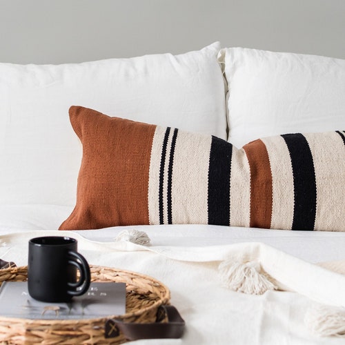 Lumbar Pillow Cover Bodhi // 14 X 36 Lumbar Etsy