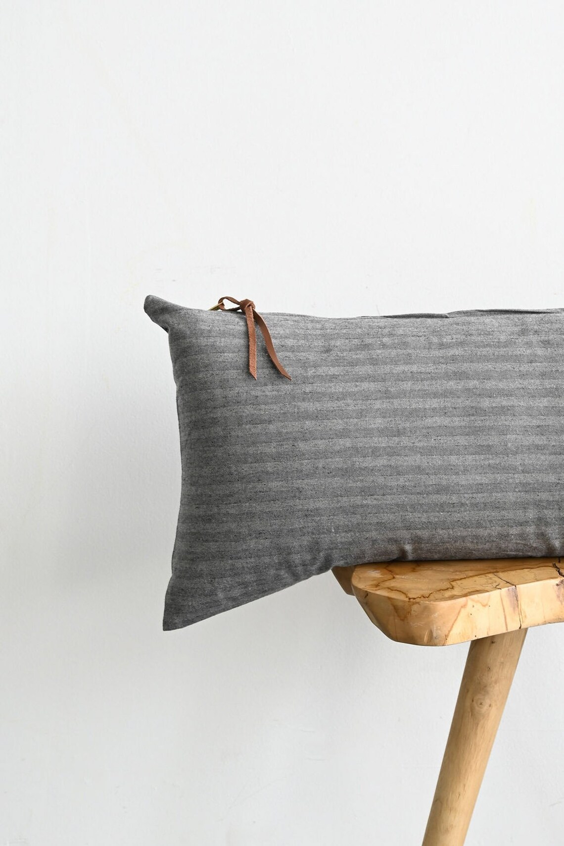 Herringbone Lumbar Pillow Cover Mulholland // 14 X Etsy