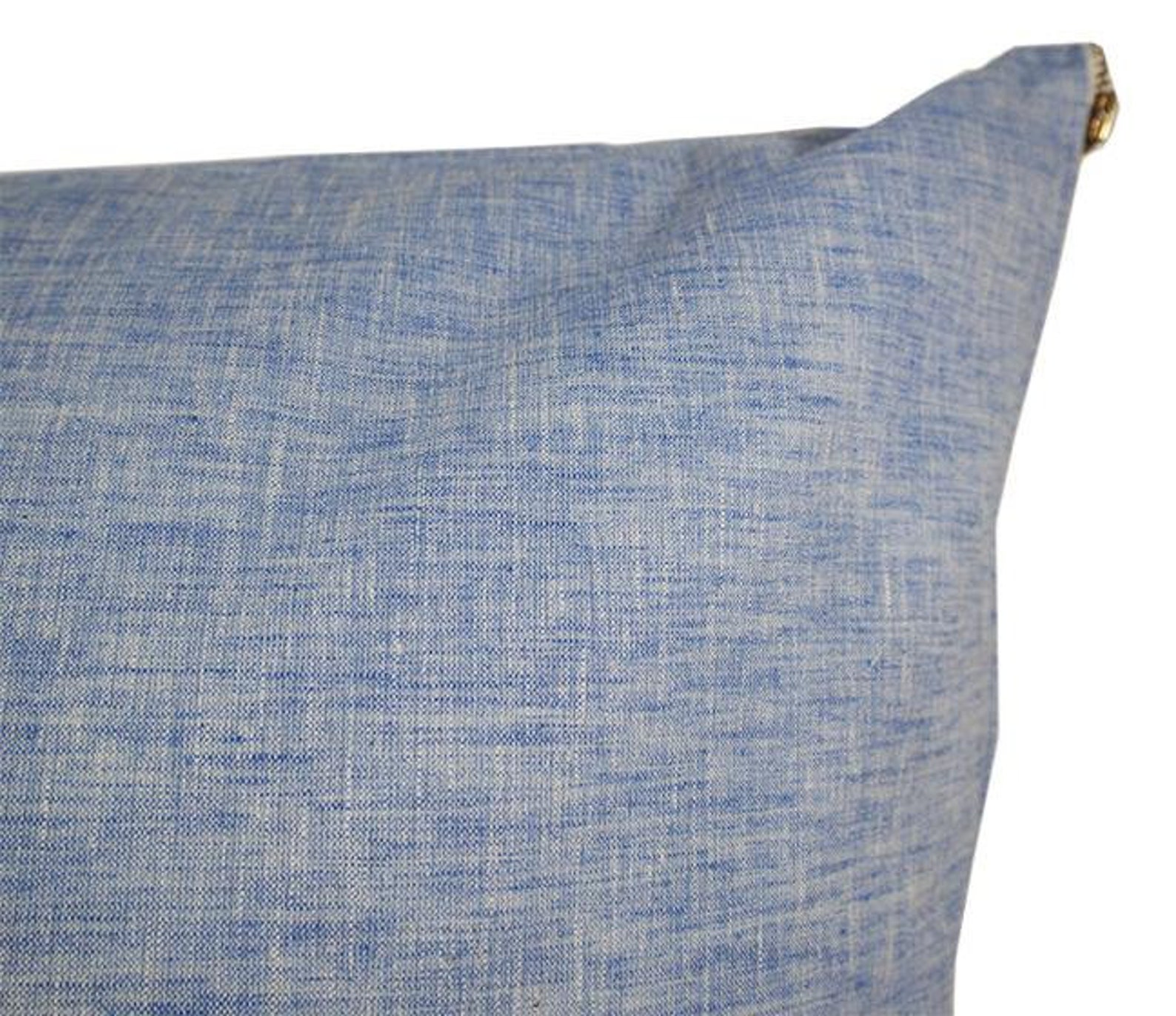 Cotton Linen Pillow Cover Sky // 26 X 26 Square Etsy