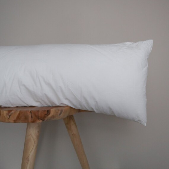 14 X 36 Faux Down Lumbar Pillow Insert Oversized Lumbar Cushion
