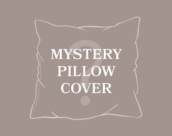 Mystery Pillow Cover // Surprise Cushion Cover // 18" x 18" Decorative Cushion Cover // 18" x 18" Decorative Pillow Cover