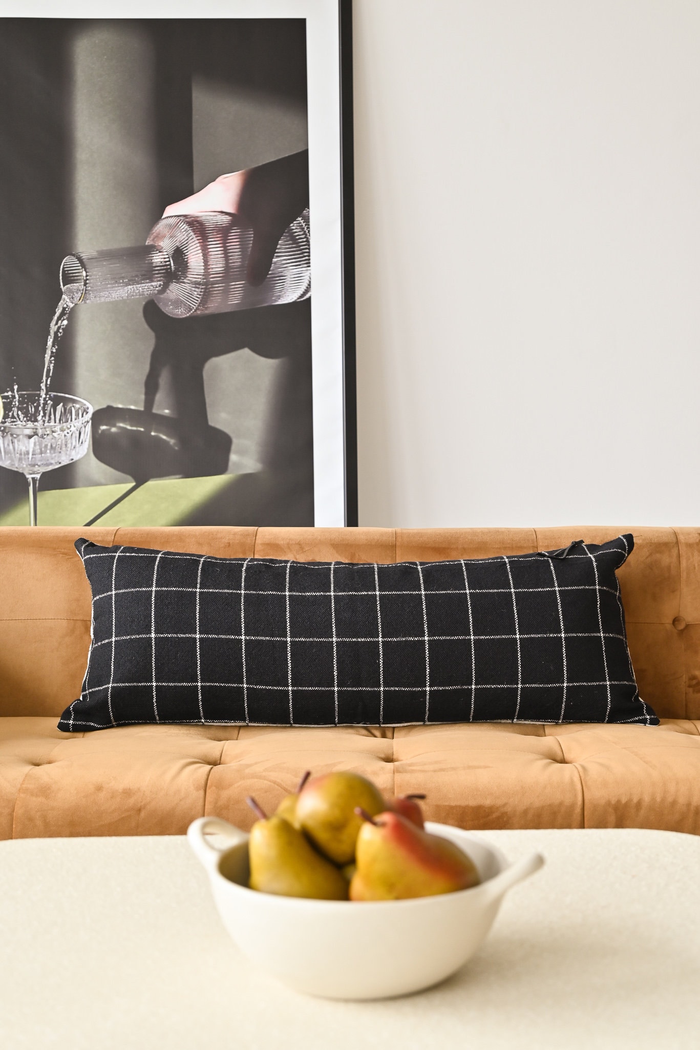 Black and White Checkered Pillow Cover // Checkered Pillow // Etsy