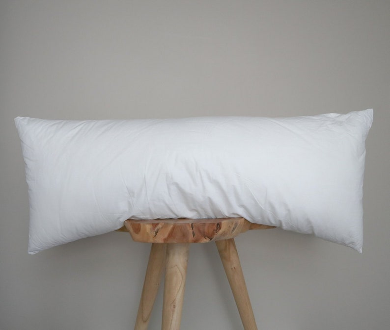 14 X 36 Faux Down Lumbar Pillow Insert // Etsy