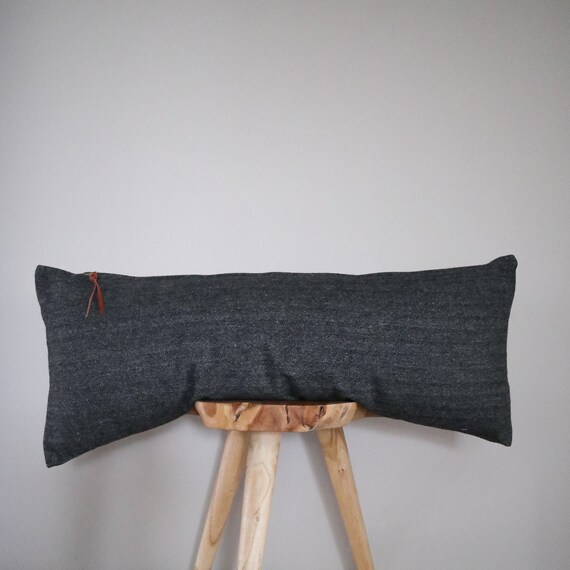 Herringbone Lumbar Pillow Cover Mulholland // 14 x Etsy