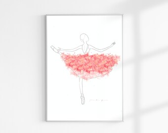 1982年 バレリーナ 鉛筆画 鉛筆画・バレリーナ習作 | SHOKO YOKOTA pencil drawing