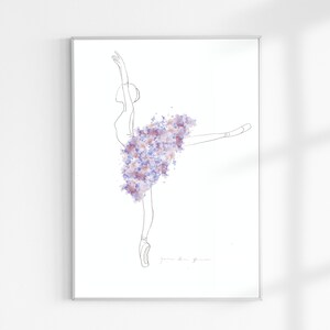 Vision of Sugar Plums, PRINTABLE Wall Art, BalletPrints, Wall Decor, Girls Wall Art, Ballerina Wall Art, Ballerina Print, Ballet Artwork