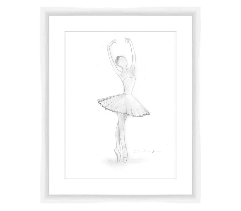 Set of 3 Ballet Sketches, PRINTABLE Wall Art, Balletprints, Wall Decor ...
